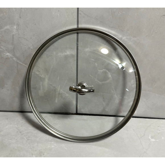 Vintage Chantal 9 Qt Stockpot w/ Steamer Insert #33-240S White Enamel Germany - Picture 6 of 10